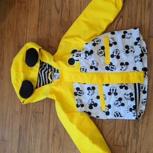 Mickey Pack Away Rain Coat Size 2T